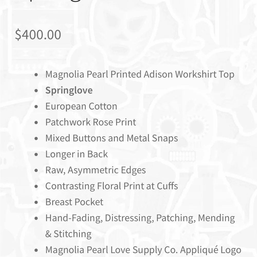 Magnolia Pearl Top 1901 Springlove - Picture 8 of 9